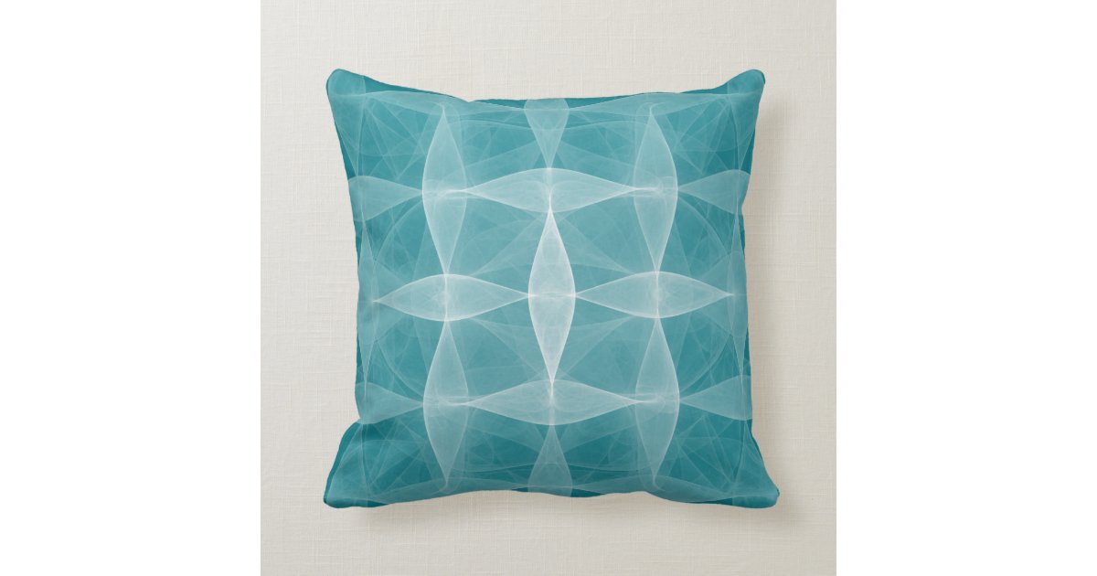 Deep Teal Woven Pattern Lumbar n Throw Pillows Zazzle.co.uk