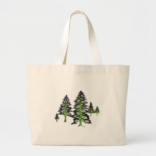 DEEP THE FOREST LARGE TOTE BAG