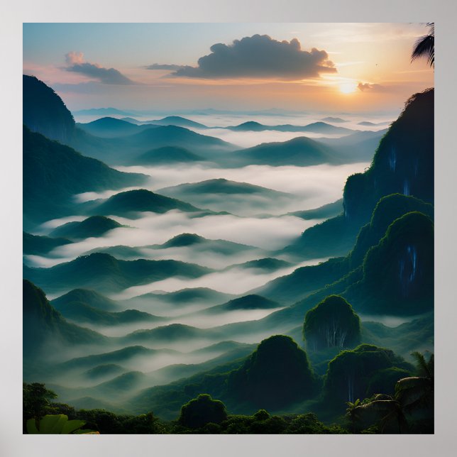 Deep Tropical Jungles Of Southeast Asia Poster (Front)