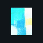 'Deep' Turquoise Abstract Art Canvas Print<br><div class="desc">The image used to create this product is an abstract art painting by T30 Gallery.</div>