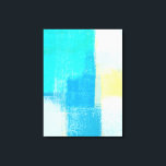 'Deep' Turquoise Abstract Art Canvas Print<br><div class="desc">The image used to create this product is an abstract art painting by T30 Gallery.</div>