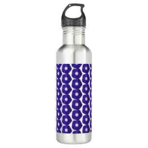 Deep Violet Morning Glory Floral Pattern 710 Ml Water Bottle