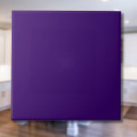 Deep Violet Solid Colour | Classic Elegant Tile<br><div class="desc">Deep Violet Solid Colour | Classic | Elegant | Trendy | Stylish | Gift</div>