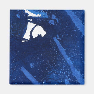 "Deep Water #4" Abstract Art Magnet