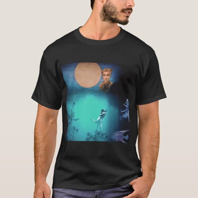 Deep water & the yellow fulmoon T-Shirt (Front)