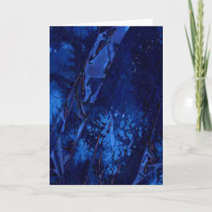 "Deep Waters #1" Abstract Design Greeting Card