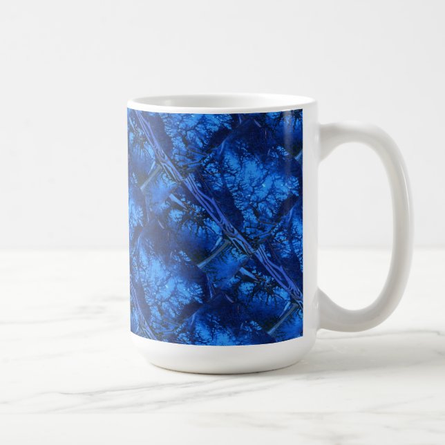 "Deep Waters #2 Tiled" Abstract Design Mug (Right)