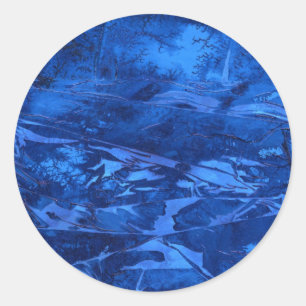 "Deep Waters #5" Abstract Design Sticker