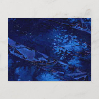 "Deep Waters" Abstract Design Postcard