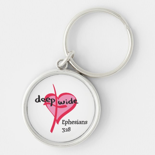 Deep & Wide Key Ring (Front)