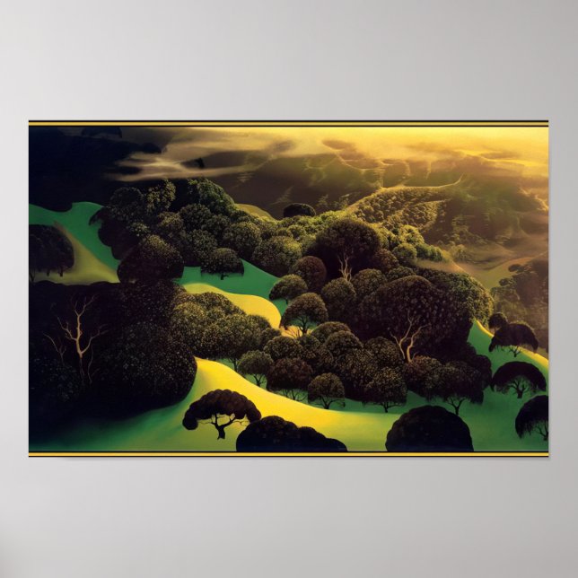 Deep Wilderness - Magic Realism  Eyvind Earle Poster (Front)