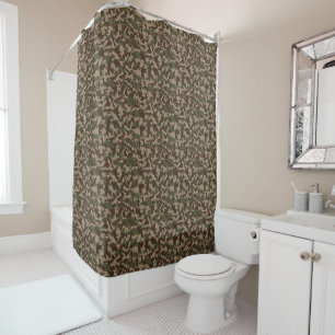 Deep Wood Camouflage  Shower Curtain