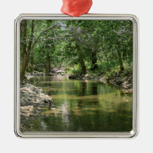 Deep Woods Creek Metal Tree Decoration