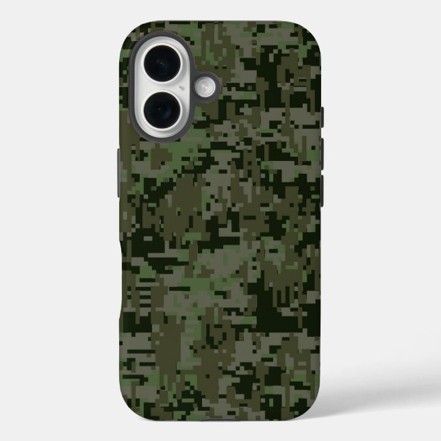 Deep Woods Digital Camouflage Camo Pattern Case-Mate iPhone Case (Back)