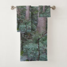 Deep Woods Oil Paint Camouflage Towel Set