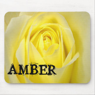 Deep Yellow Rose Mouse Mat