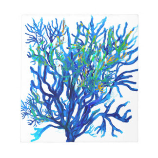 DeepBlue Coral Notepad