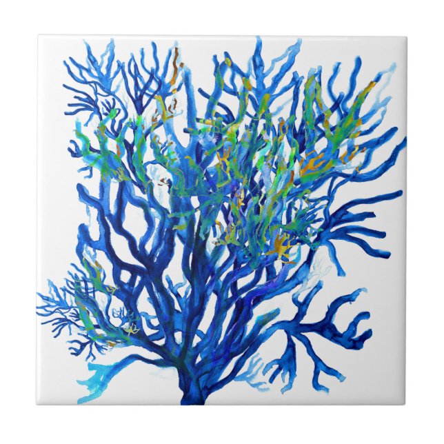DeepBlue Coral Tile (Front)