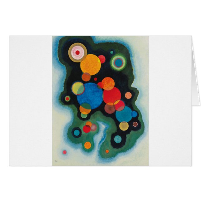 Deepened Impulse Abstract Oil on Canvas Kandinsky (Front Horizontal)