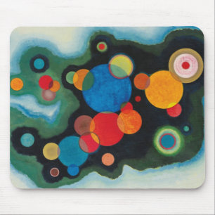 Deepened Impulse Abstract Oil on Canvas Kandinsky Mouse Mat