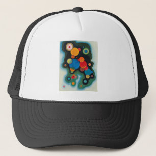 Deepened Impulse Abstract Oil on Canvas Kandinsky Trucker Hat