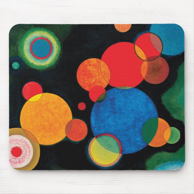 Deepened Impulse by Wassily Kandinsky Mouse Mat (Front)