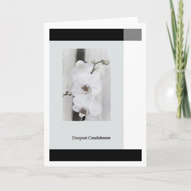 Deepest Condolences Card (Front)