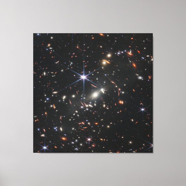 Deepest Infrared Image of the Universe | JWST Canvas Print (Front)