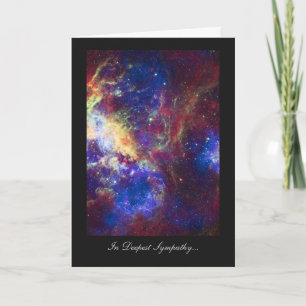 Deepest Sympathy, Bereaved, Tarantula Nebula Stars Card