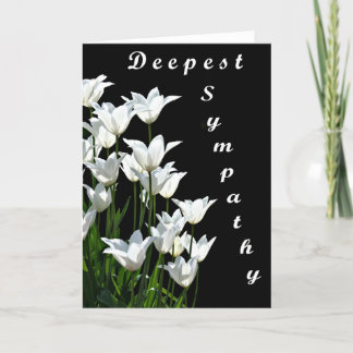 Deepest sympathy card