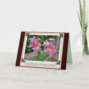 DEEPEST SYMPATHY CARD