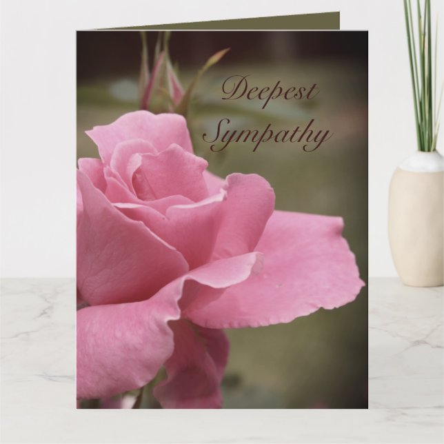 Deepest Sympathy Card (Front)