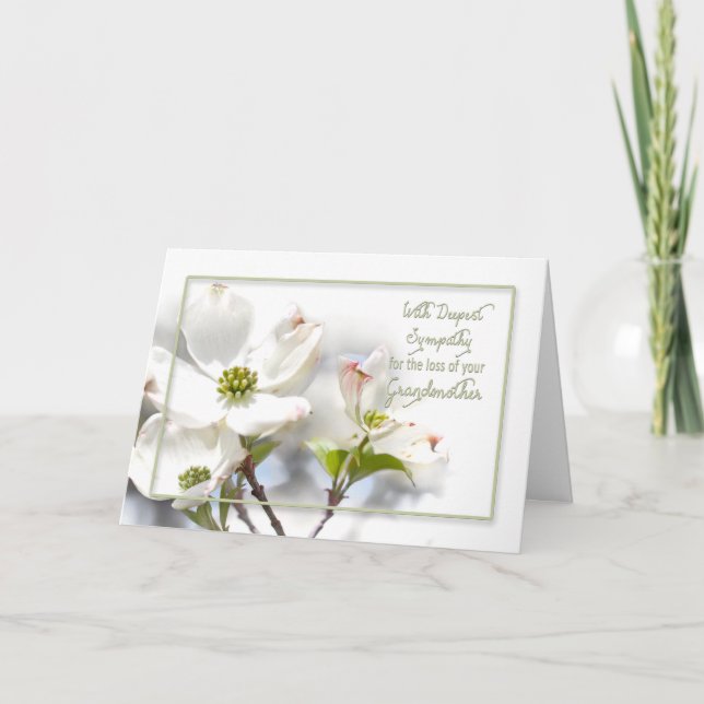 DEEPEST SYMPATHY - LOSS OF Grandmother Card (Front)