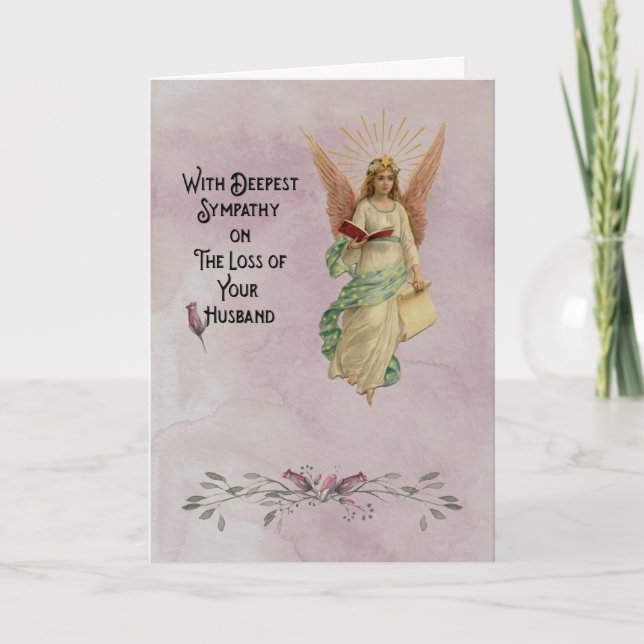 Deepest sympathy on the loss of your Husband Card (Front)