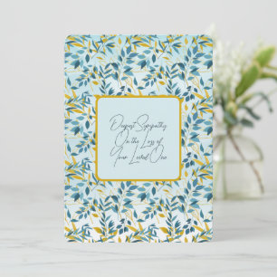 Deepest Sympathy On the Loss of Your Loved One Card