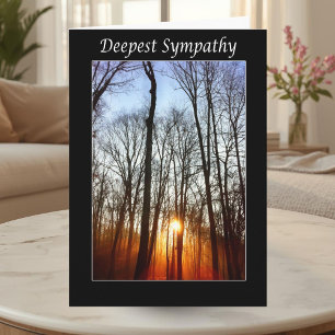 Deepest Sympathy Sunrise Card