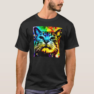 Deeply coloured cat face adorable kitten T-Shirt