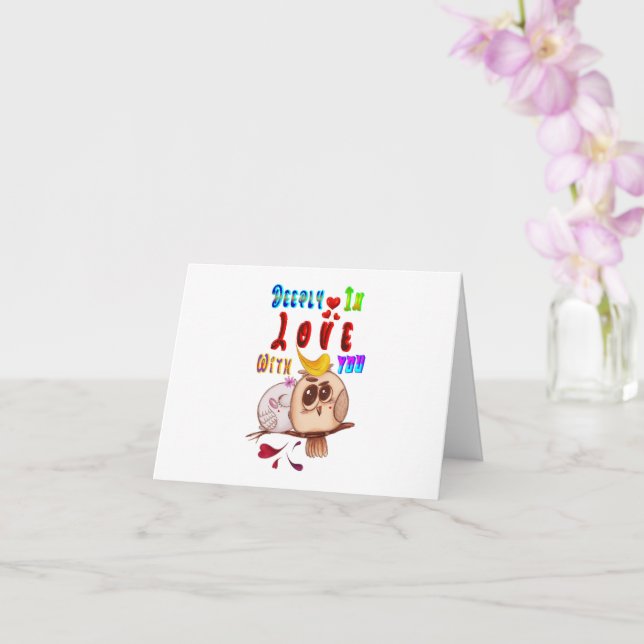 Deeply In Love With You Card (Orchid)