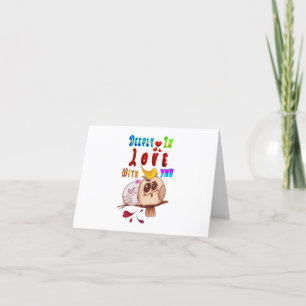 Deeply In Love With You Holiday Card