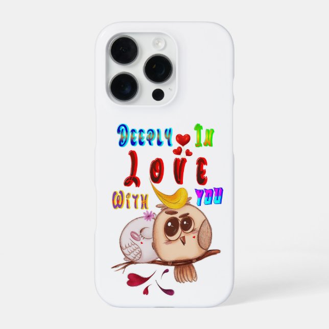Deeply In Love With You iPhone Case (Back)