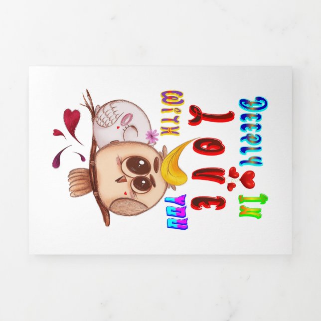 Deeply In Love With You Tri-Fold Announcement (Cover)