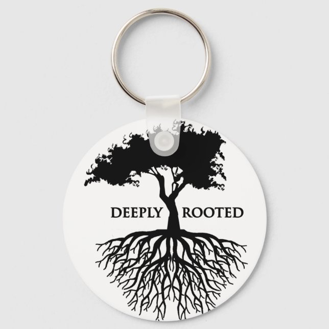 Deeply Rooted Key Ring (Front)