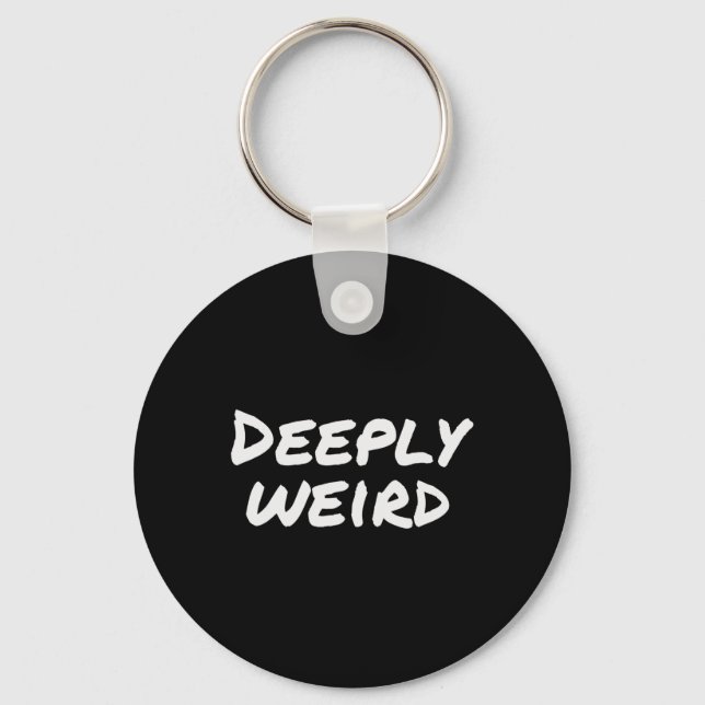 Deeply Weird - Republican  Key Ring (Front)