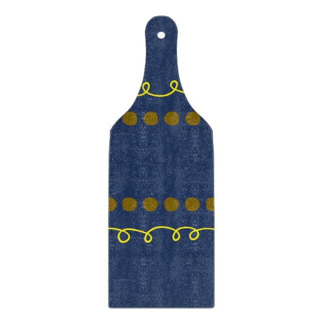 DeepNavy   Decorative Glass Cutting Board   (Front)