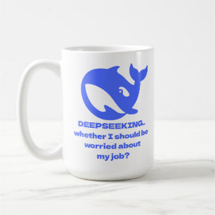 DEEPSEEK Customisable Personalised Editable Text Coffee Mug