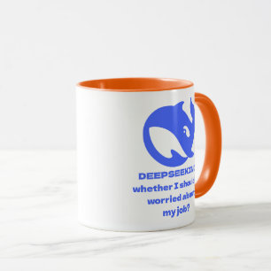 DEEPSEEK Customisable Personalised Editable Text Mug