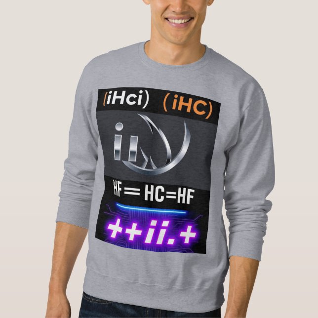 DeepSeek intelligence Grok4 design T-Shirt Sweatshirt (Front)