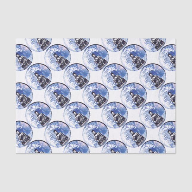 Deepwater Buddha Wave Tissue Paper (Front)