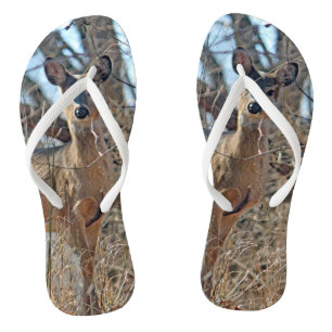 Deer 0783 Flip Flops