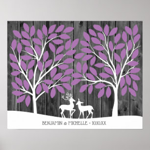 Deer - 100 Signature Guest Book Alternative